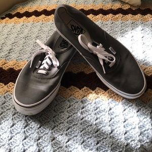 Charcoal grey Vans sneakers